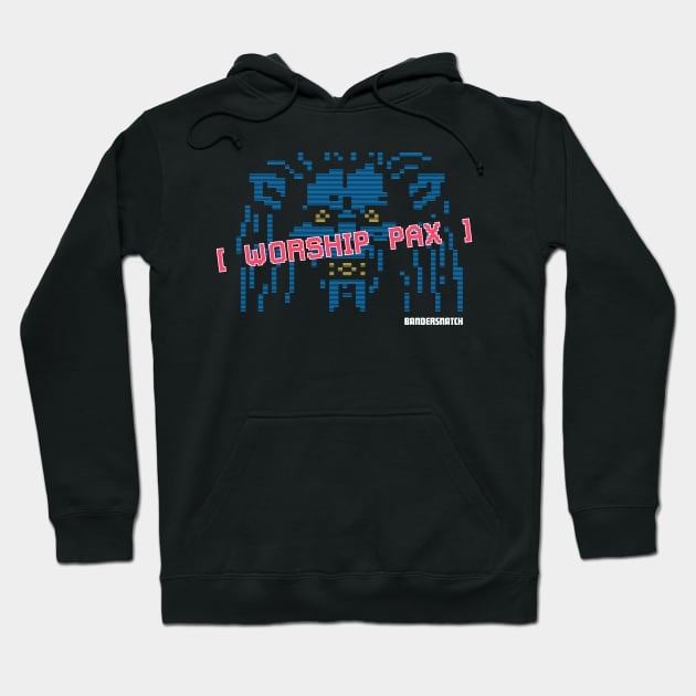 WORSHIP PAX Black Mirror Bandersnatch Hoodie by MarylinRam18